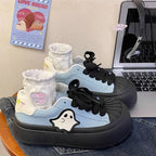 Shoes for Women  Round Toe Comfortable and Elegant Walking Aesthetic Vulcanized Shoe