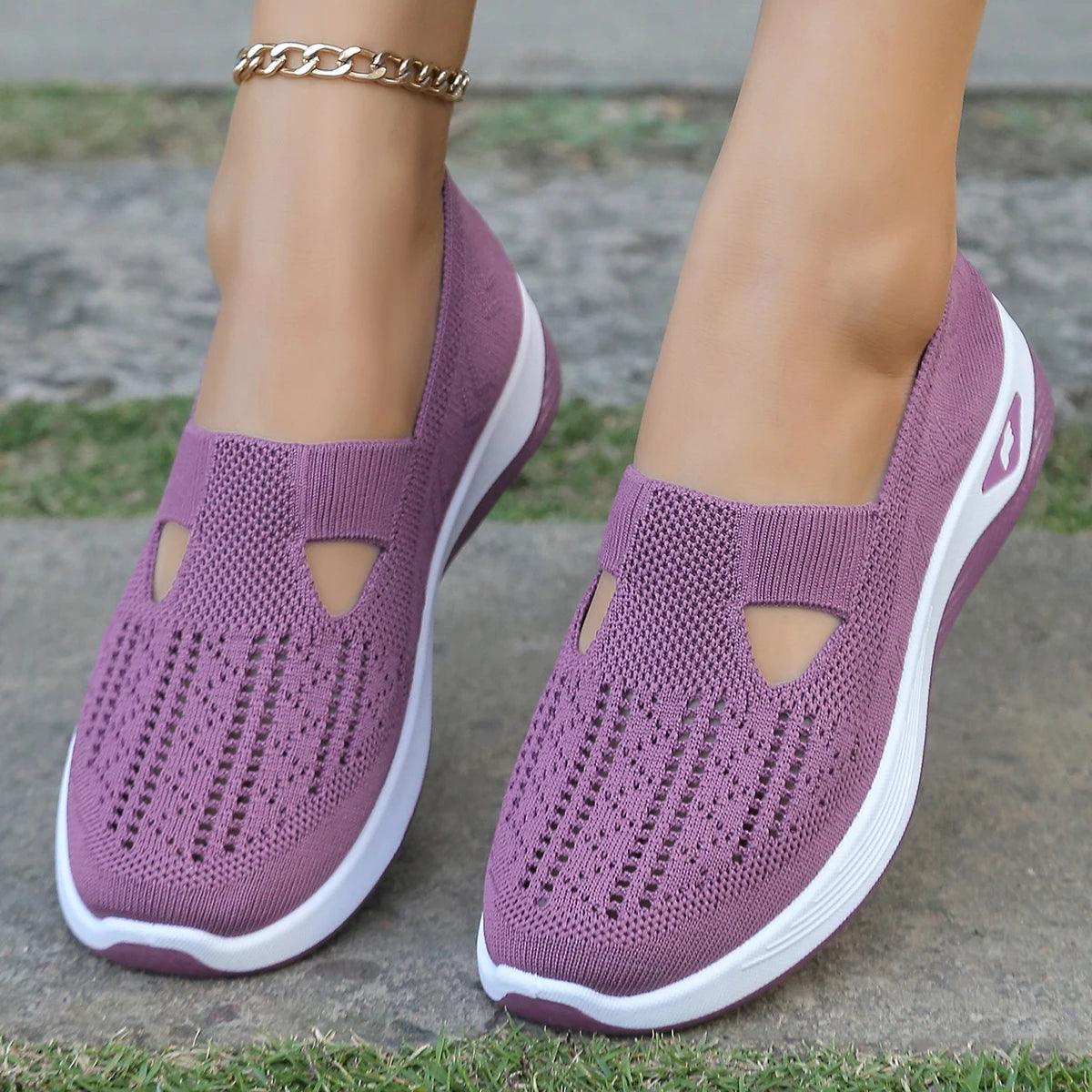 women's summer shoes - casual sneaker, simple, four seasons general light flat  Solid women shoes