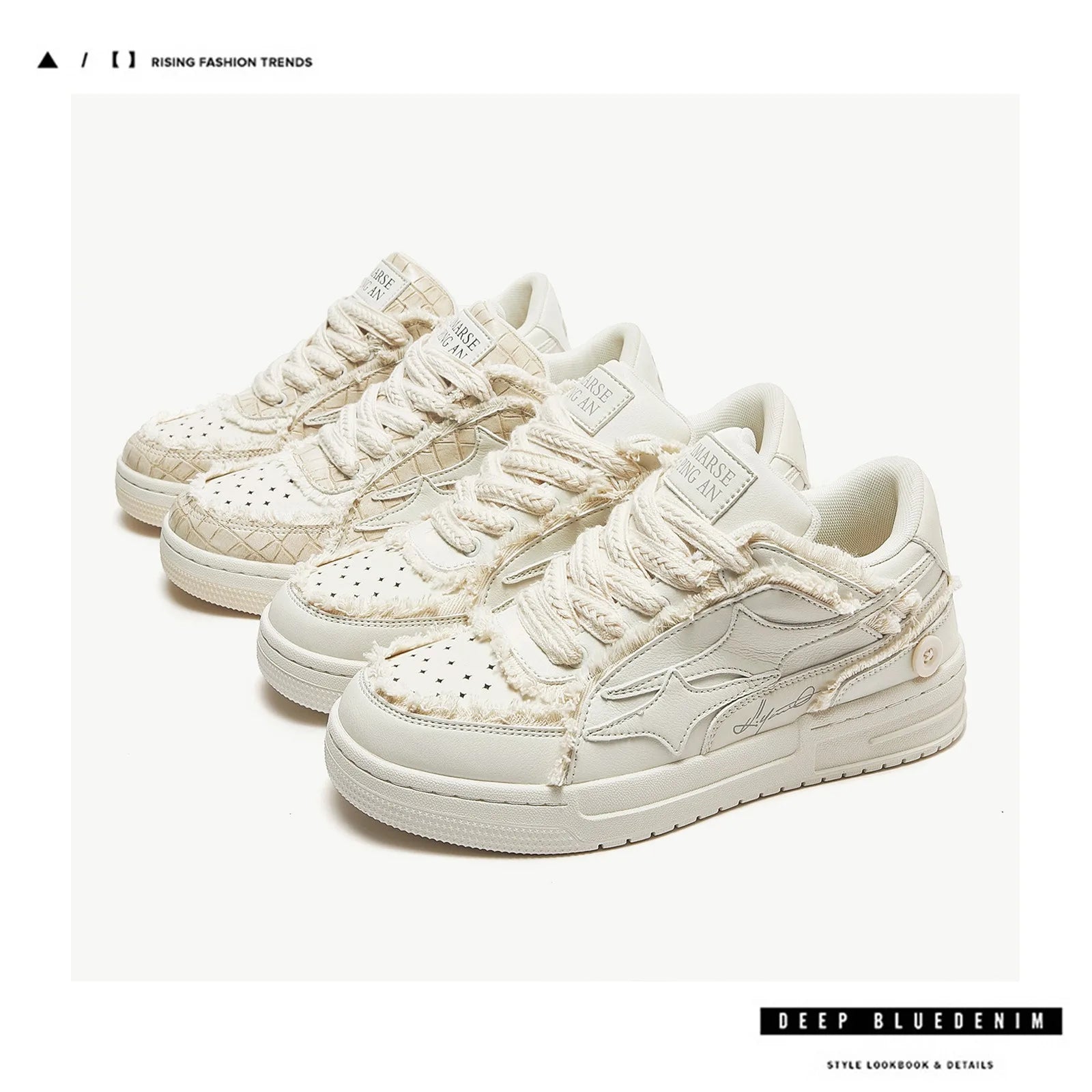 Women Shoes Retro Fashion Star Sneakers