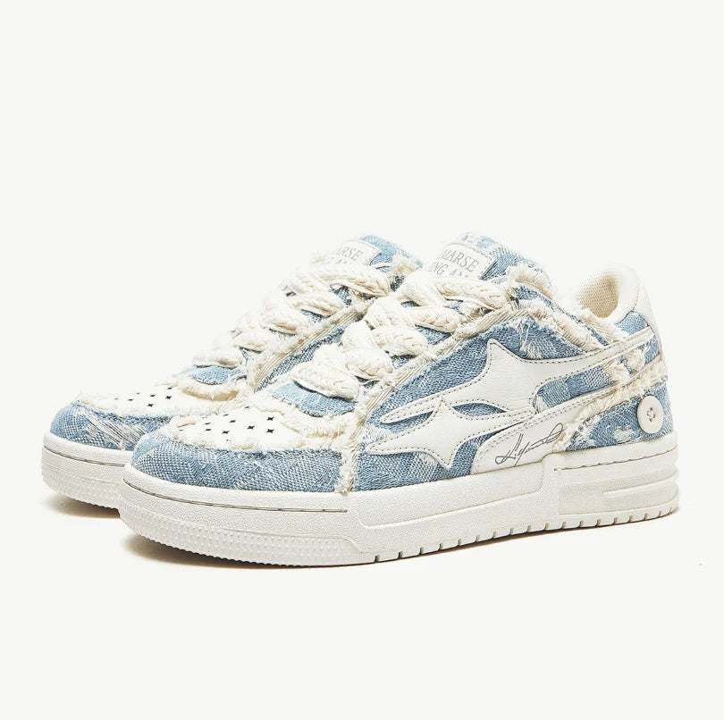 Women Shoes Retro Fashion Star Sneakers