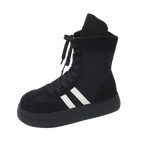 Sports and Leisure Shoes for Women New Fashionable High Top Shoes Flat Bottomed Lightweight and Comfortable Work Boots