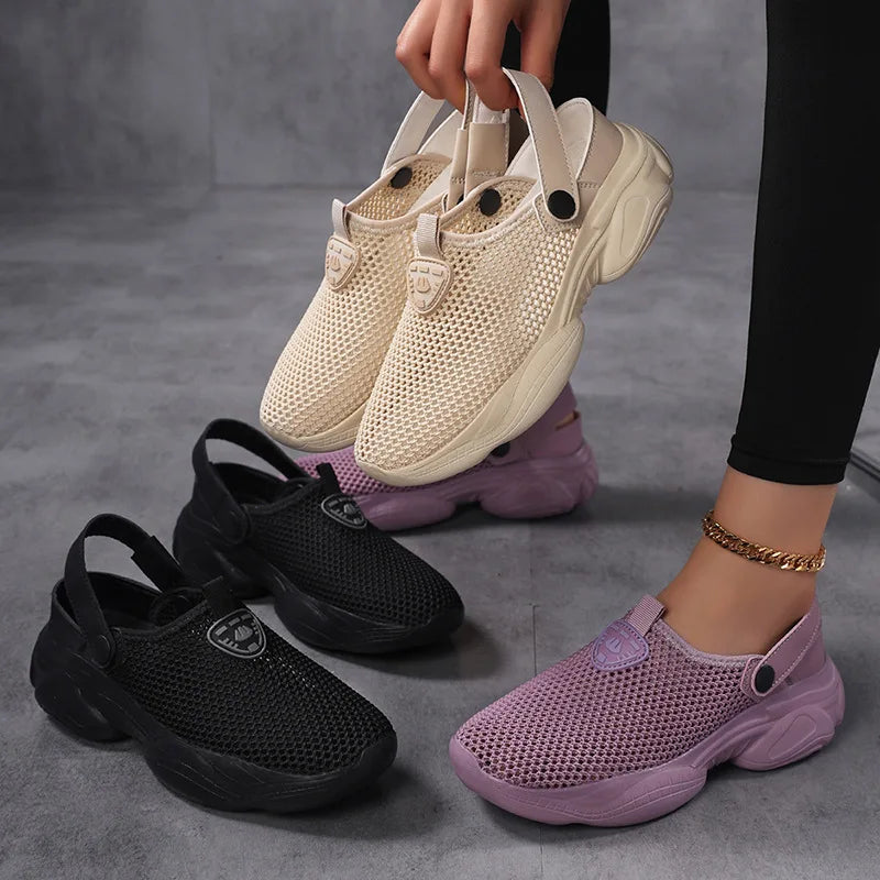 Women's Sports Shoes,  Non Slip Platform Casual Sandals Lightweight Comfortable Height Increase Breathable