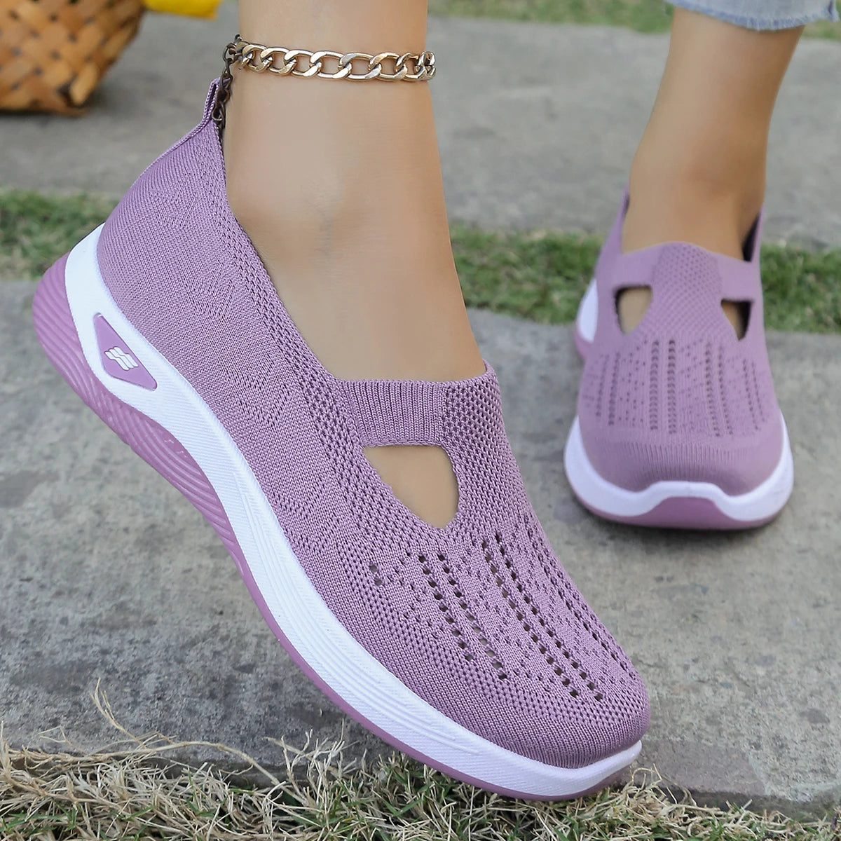 women's summer shoes - casual sneaker, simple, four seasons general light flat  Solid women shoes