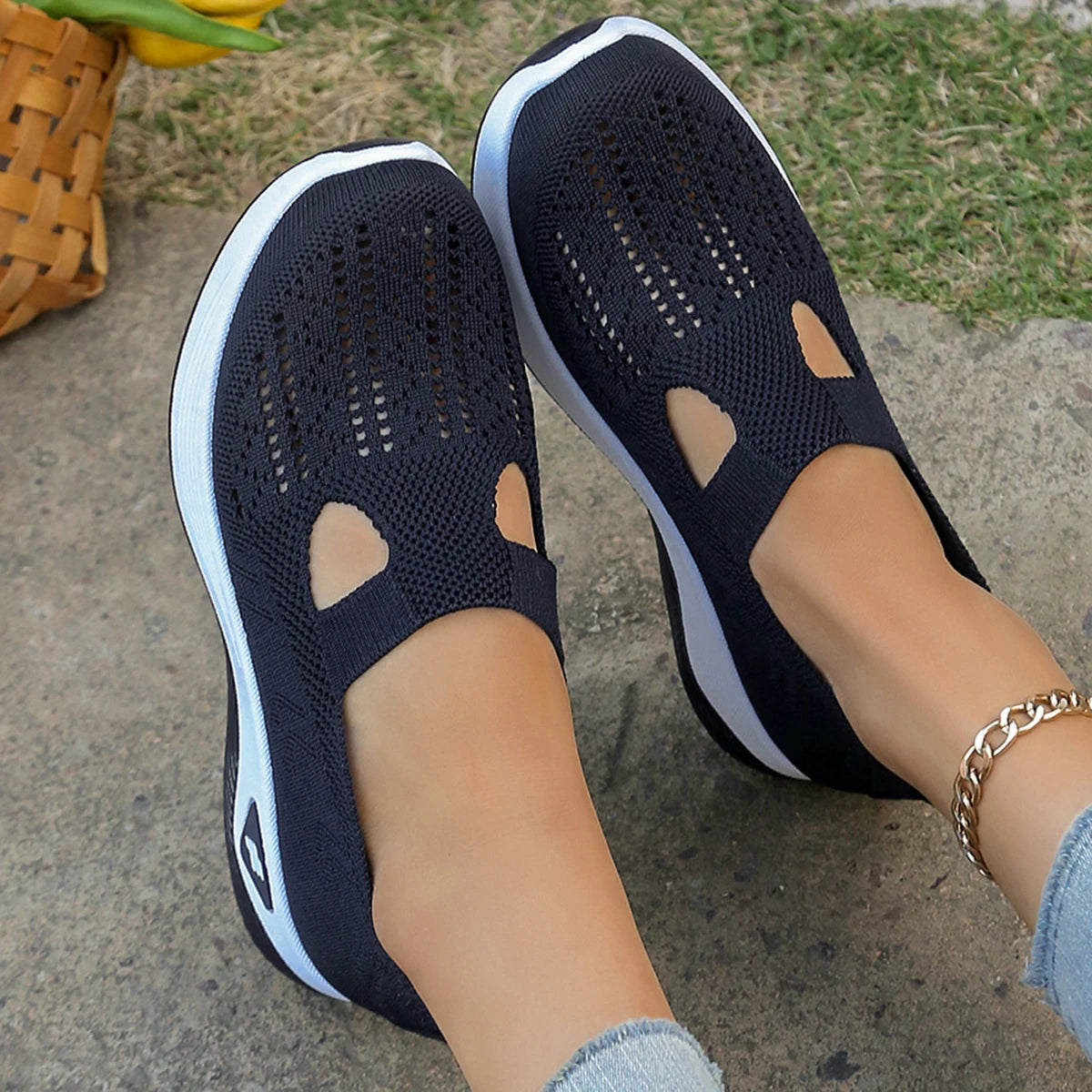 women's summer shoes - casual sneaker, simple, four seasons general light flat  Solid women shoes