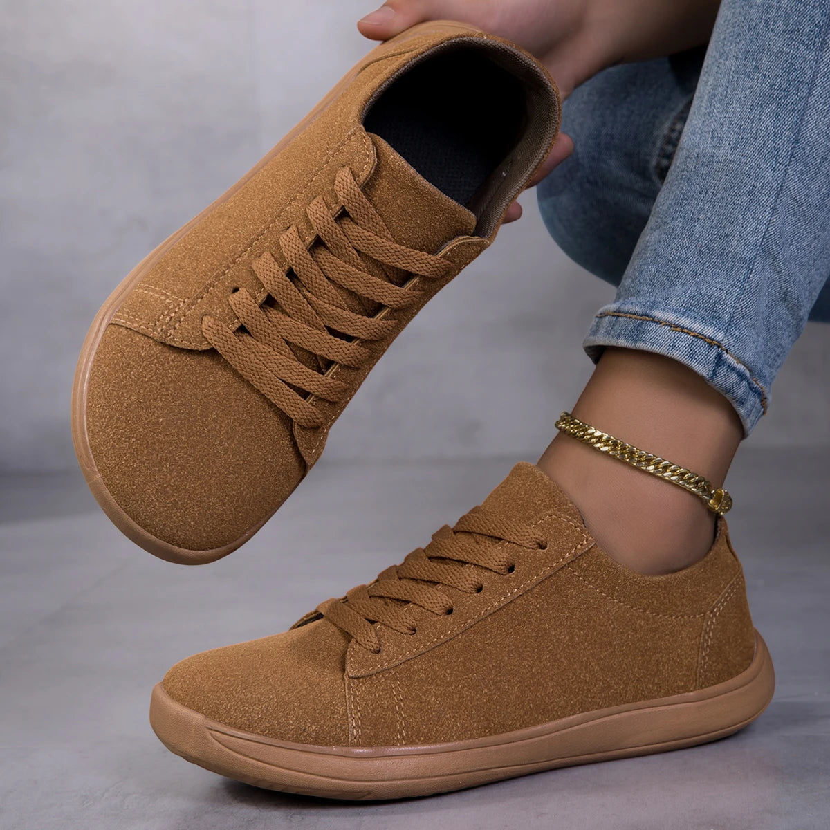 Womens Shoes White Unisex Wide Version Sneakers