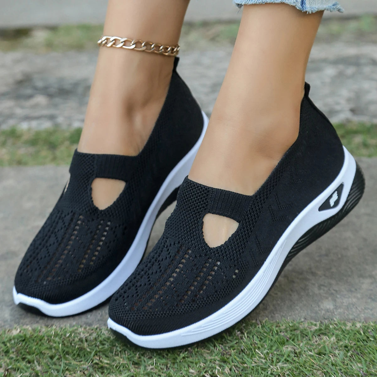 women's summer shoes - casual sneaker, simple, four seasons general light flat  Solid women shoes