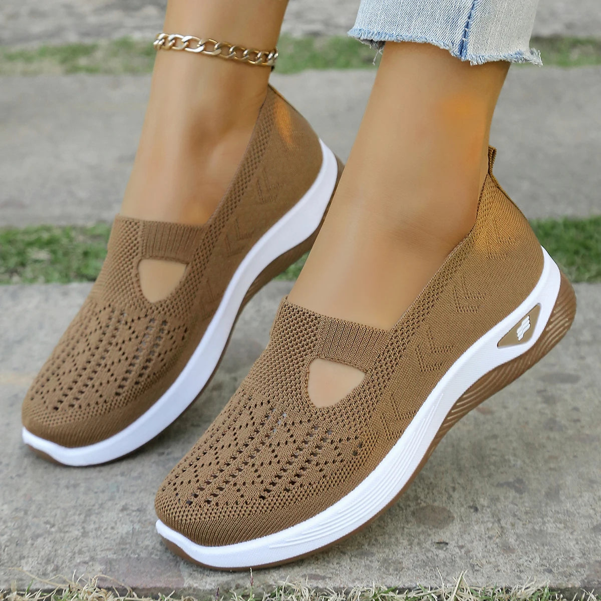women's summer shoes - casual sneaker, simple, four seasons general light flat  Solid women shoes