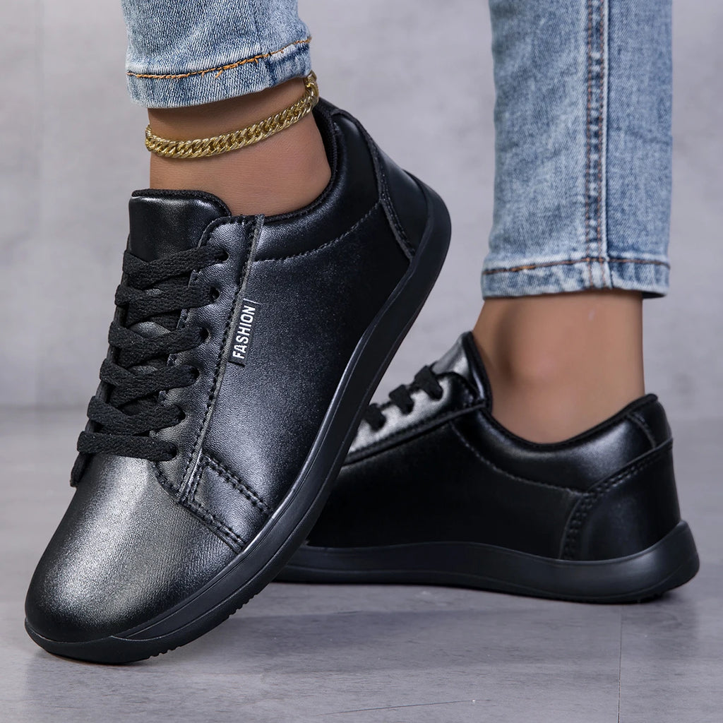 Womens Shoes White Unisex Wide Version Sneakers