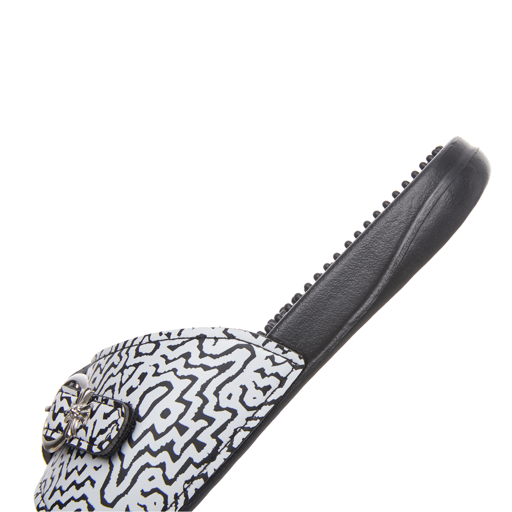 Rosie Medina Reflexology Black and White Sandals