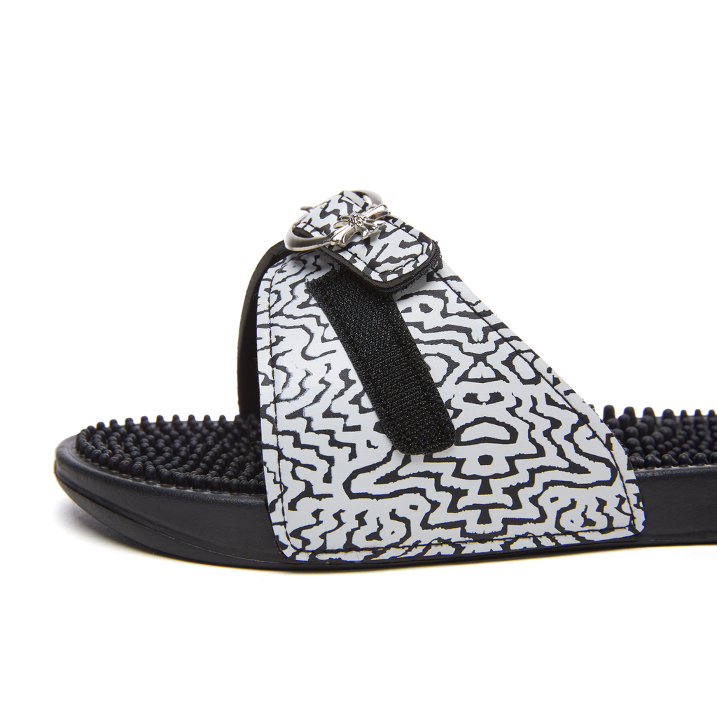 Rosie Medina Reflexology Black and White Sandals